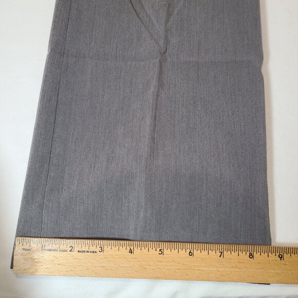 Jones New York Signature Gray Career Pants Size 6P Petite Lined Straight Leg - Picture 6 of 9